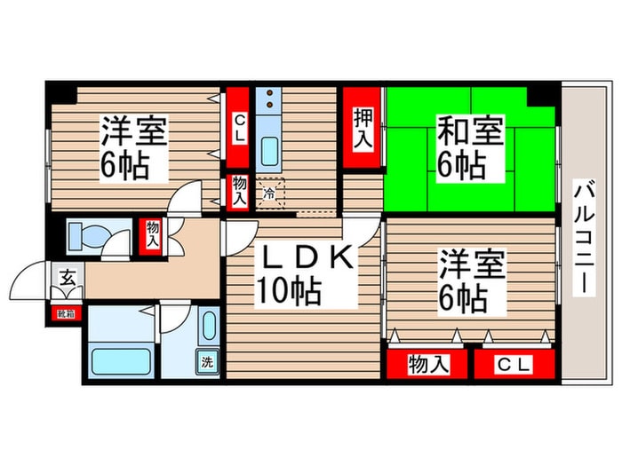 間取り図 ハナミズキ宮園