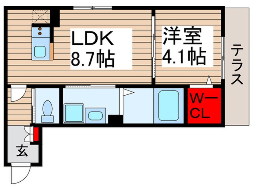 間取図 ルーブル八潮