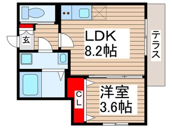 間取図 ルーブル八潮