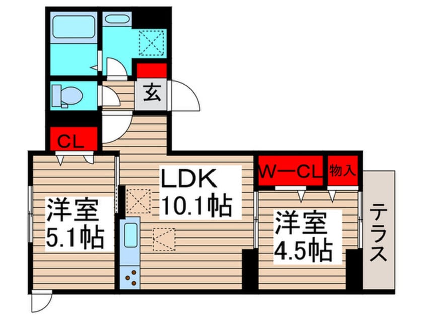 間取図 グラナーデ興野