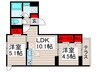 グラナーデ興野 2LDKの間取り