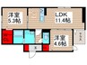 グラナーデ興野 2LDKの間取り