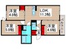 グラナーデ興野 3LDKの間取り