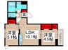 グラナーデ興野 2LDKの間取り