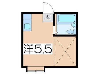 間取図 パンシオン生田ＮＯ.１