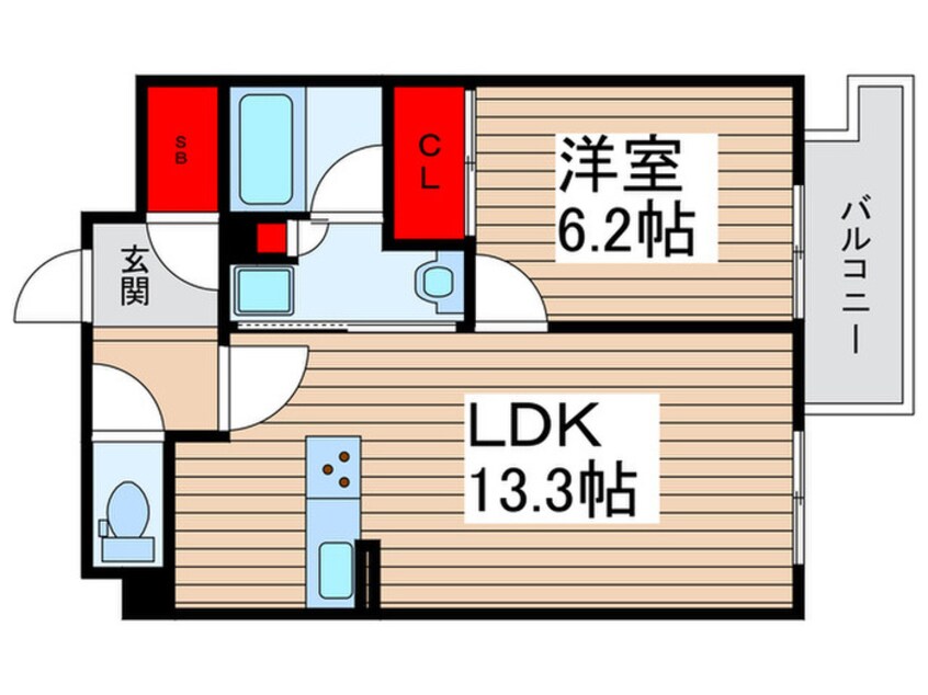 間取図 ベルヴュコート柏