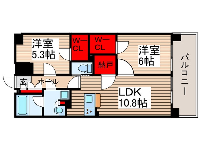 間取り図 ベルヴュコート柏
