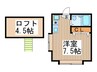 ＳｕｎＰａｌａｃｅ浦和 1Rの間取り