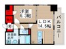 ア－ルグレイスヒル 1LDKの間取り