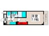 エスパシオＥ 1Kの間取り