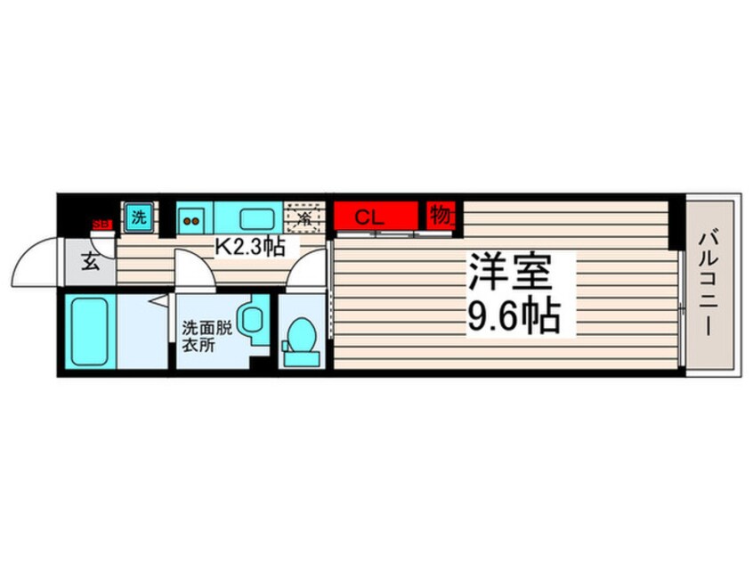 間取図 リブリ・グランディール西新井Ⅱ