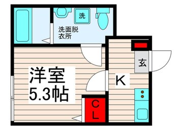 間取図 フィオーレ栗原