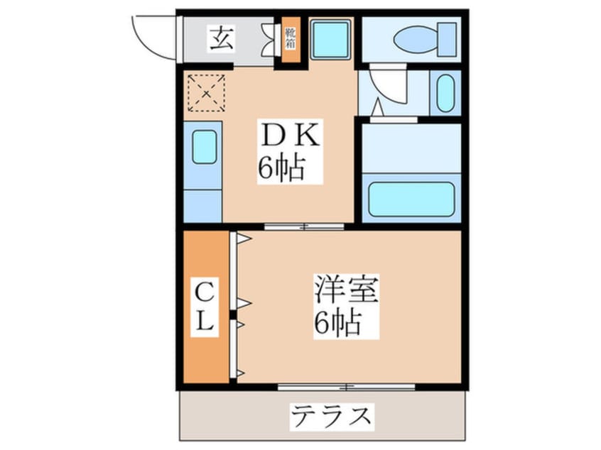 間取図 ハイム富久