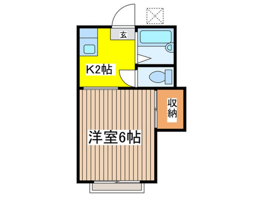 間取図 ヴァンヴェールⅡ