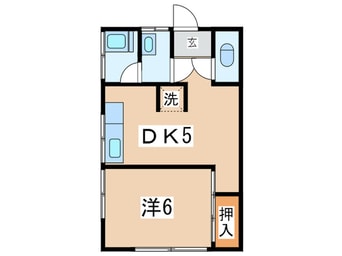 間取図 山百合荘