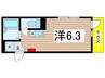 グレイスミロ 1Rの間取り