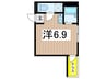 グレイスミロ 1Rの間取り