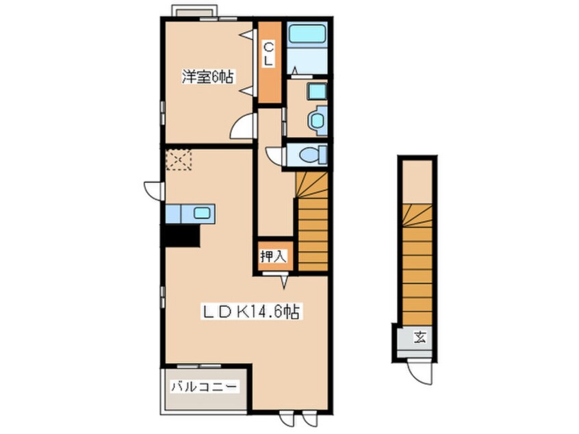 間取図 イリーデ綾西