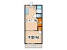 生田ハイツ 1DKの間取り