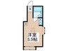 キャナール壱番館 1Rの間取り