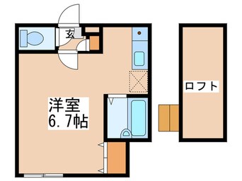 間取図 ロッシェル北里Ⅱ