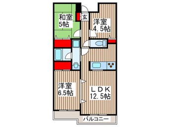 間取図 センチュリ－越谷
