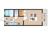 ニュ－ライフ越塚 1Kの間取り