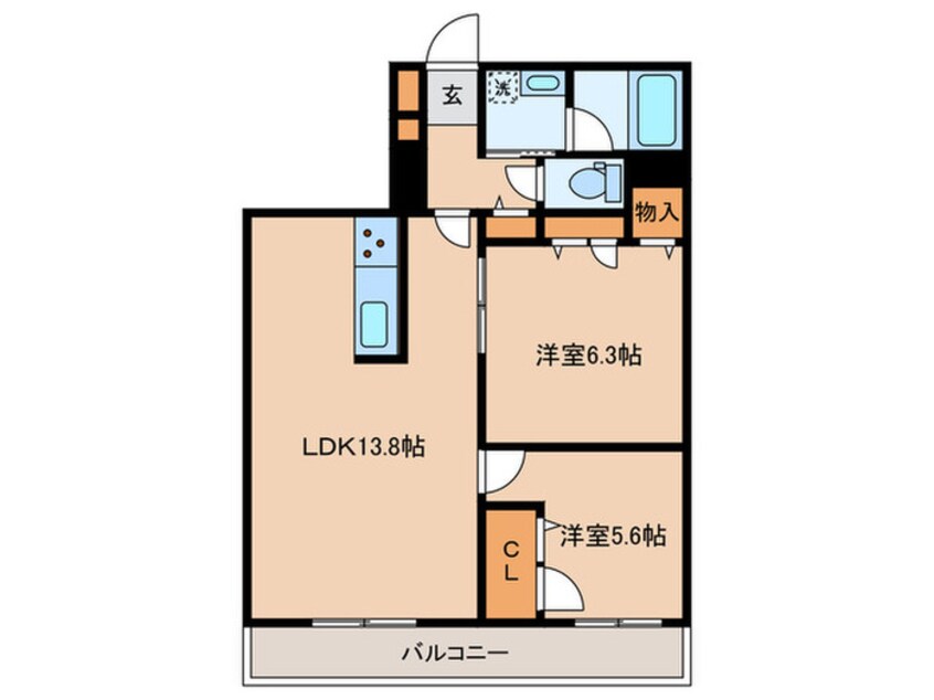 間取図 スリジェ　リアン