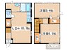 プロシ－ドＫ 2LDKの間取り
