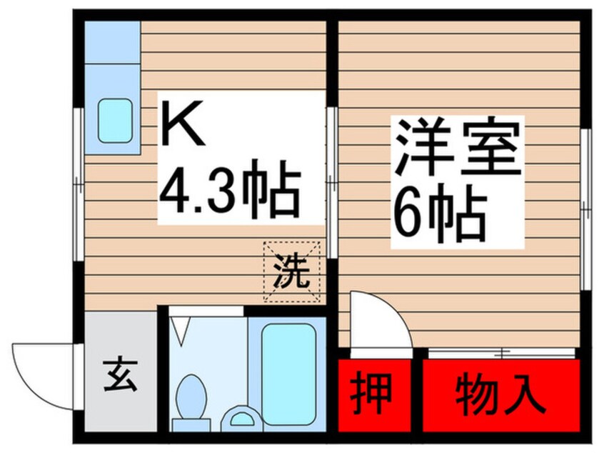 間取図 コーポヨシダ