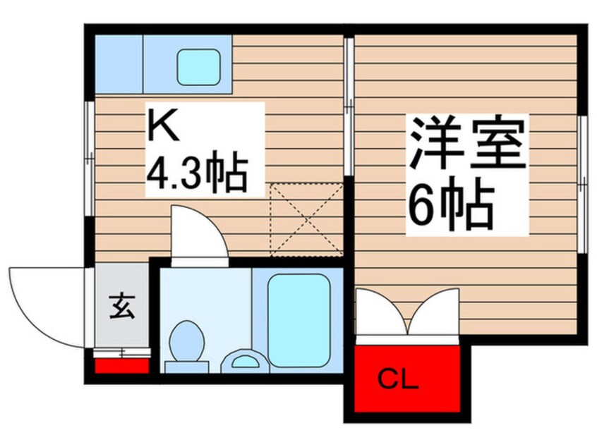 間取図 コーポヨシダ