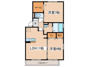 間取図 シェリール