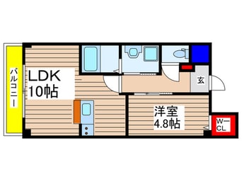 間取図 パレ　フルール