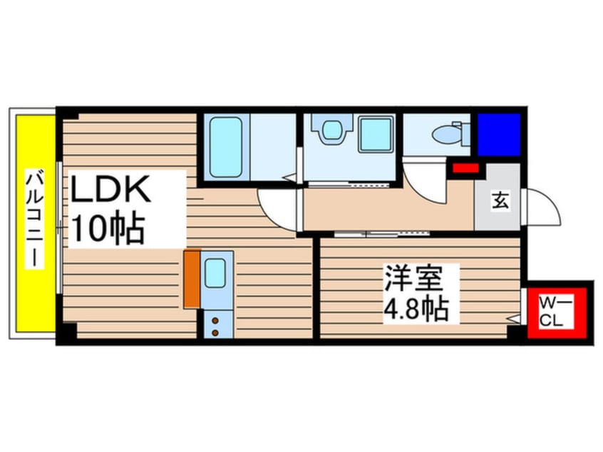 間取図 パレ　フルール