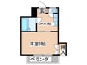 レリ－フ８８ 1DKの間取り