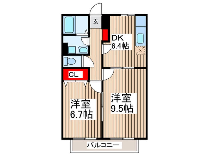 間取図 ヒラソール　マルセイⅠ