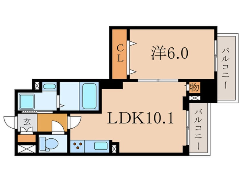 間取図 クアトロコパン駒込