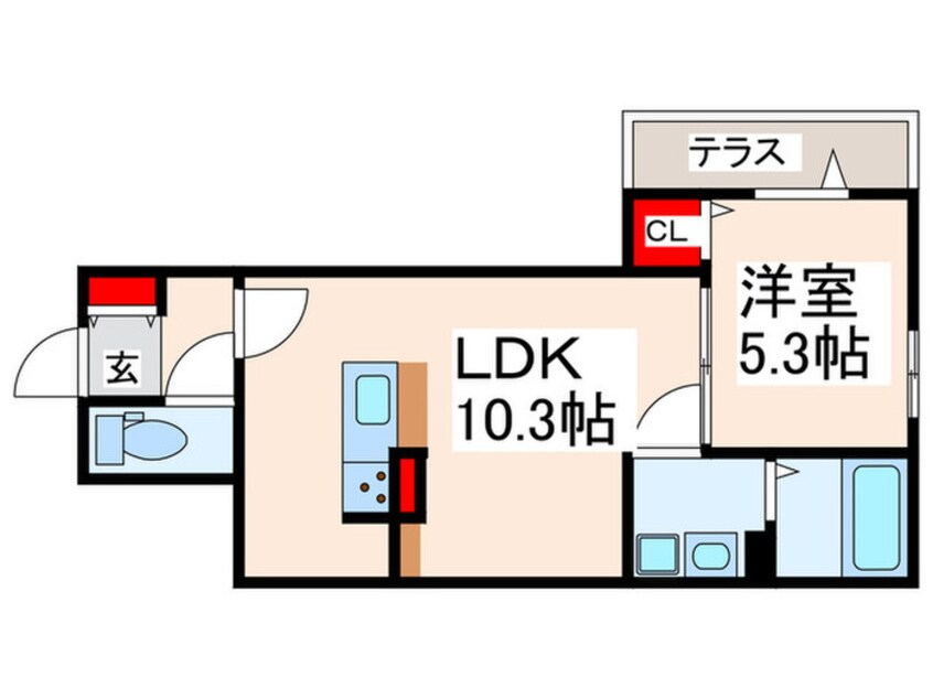 間取図 レクシア東葛西Ⅱ