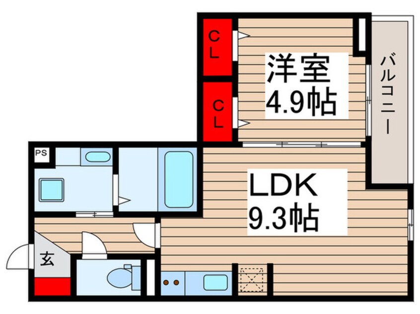 間取図 レクシア東葛西Ⅱ