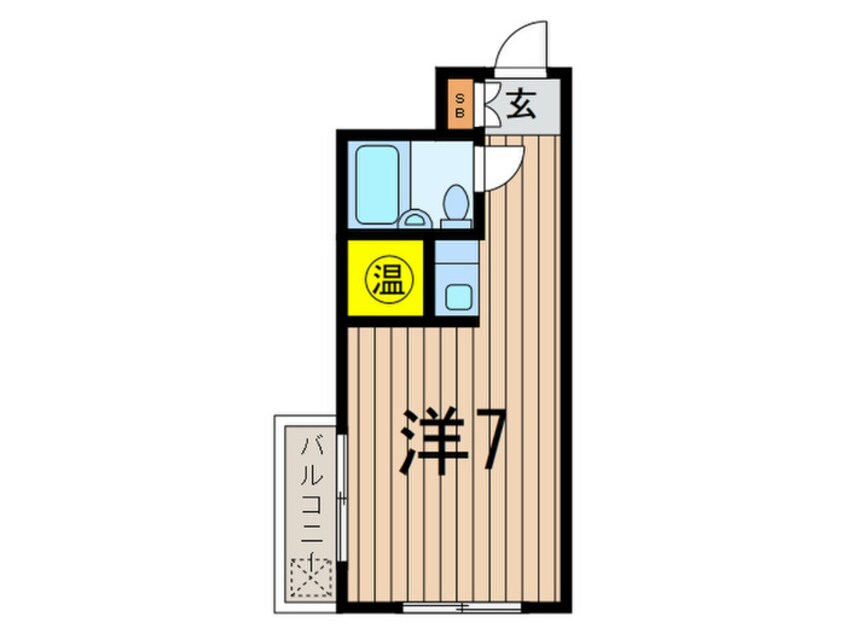 間取図 メゾンボア西小山