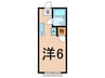 ロゼハイム 1Rの間取り