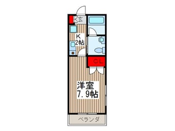 間取図 ケェ・アィ－マメゾン