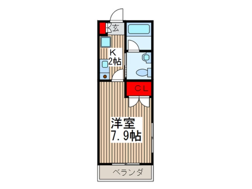 間取図 ケェ・アィ－マメゾン