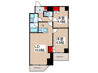 間取図 ﾘｳﾞｼﾃｨ墨田