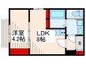 ホライゾンⅢ 1LDKの間取り