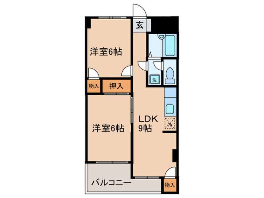 間取図 マンションハピネス