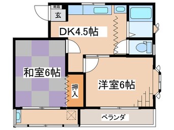 間取図 サンシャイン中野