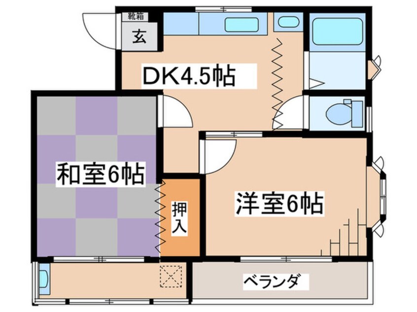 間取図 サンシャイン中野