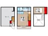 ワイズフォート 1Rの間取り
