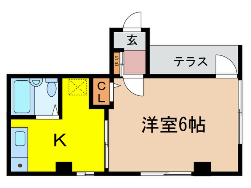 間取図 メゾンフローラル